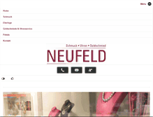 Tablet Screenshot of juwelen-neufeld.at